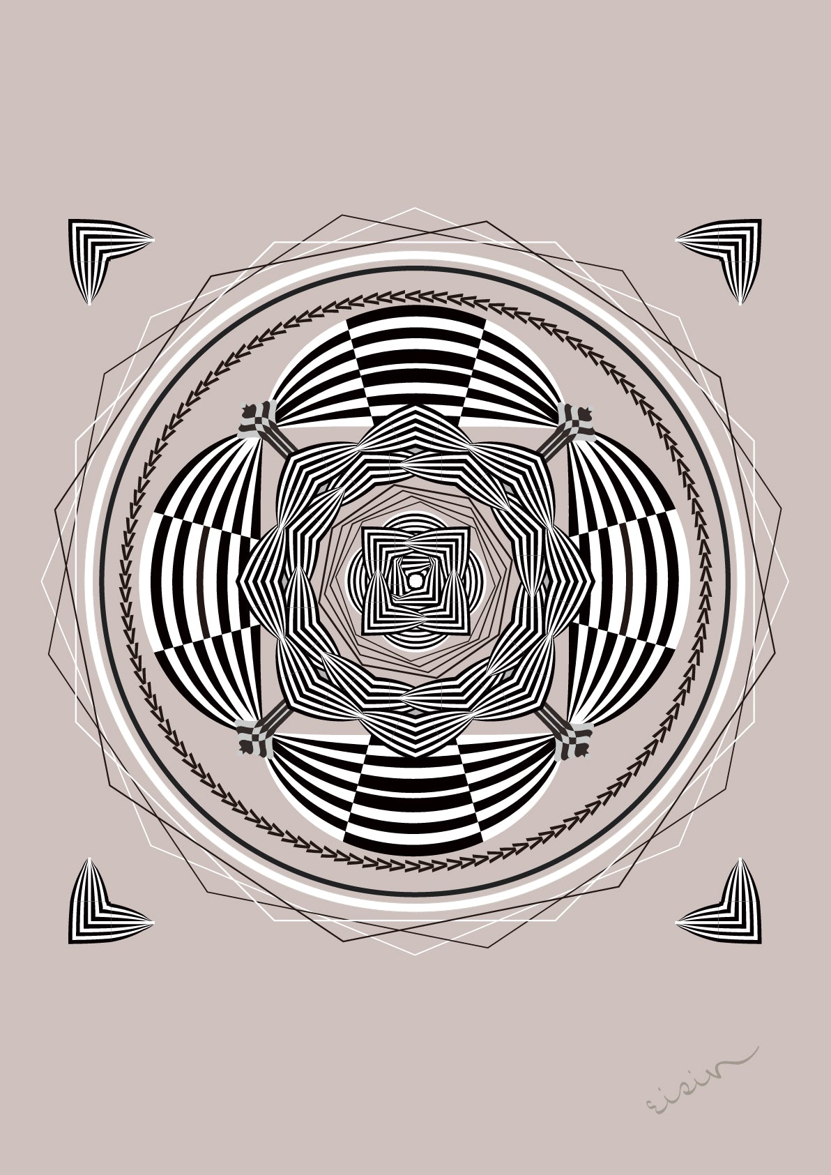 ” Stripe Flower ”‐ p Digital Image Sales
